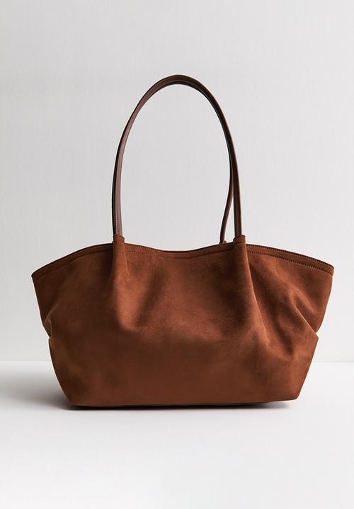 New Look - Soft winged slouch tote - brown