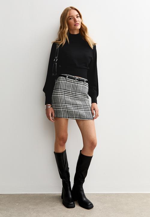 New Look - Op High Neck Knit Jumper - black