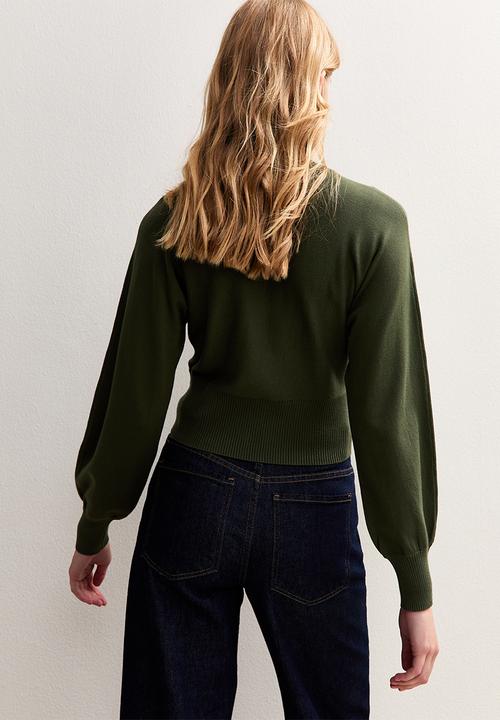 New Look - Op High Neck Knit Jumper - khaki
