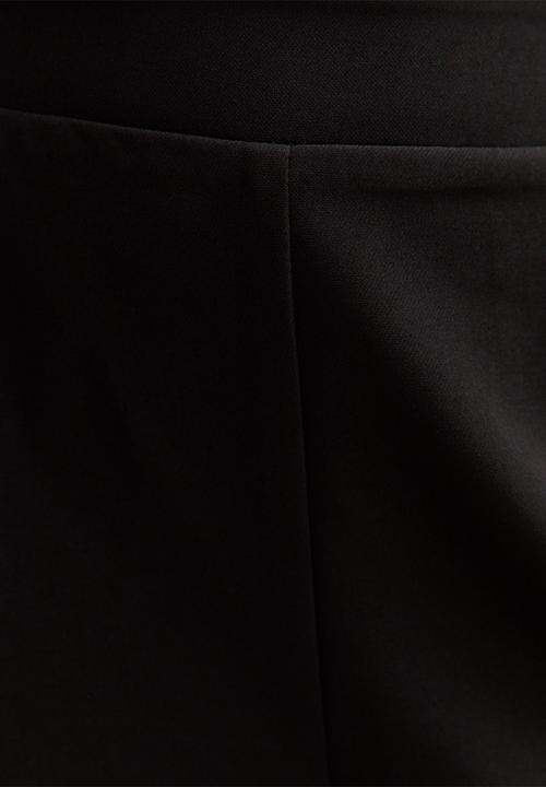 New Look - Pull On Wide Leg Trousers - black