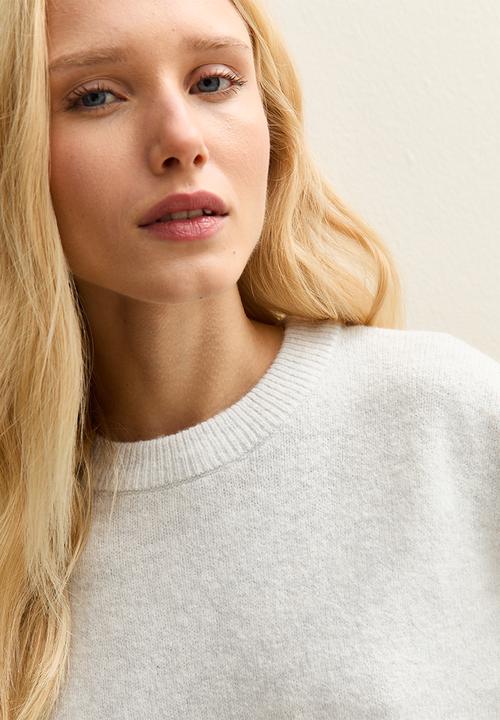 New Look - Crew Neck Jumper - lt grey