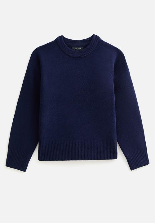 Crew Neck Jumper - navy
