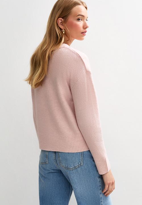 New Look - Crew Neck Jumper - lt pink
