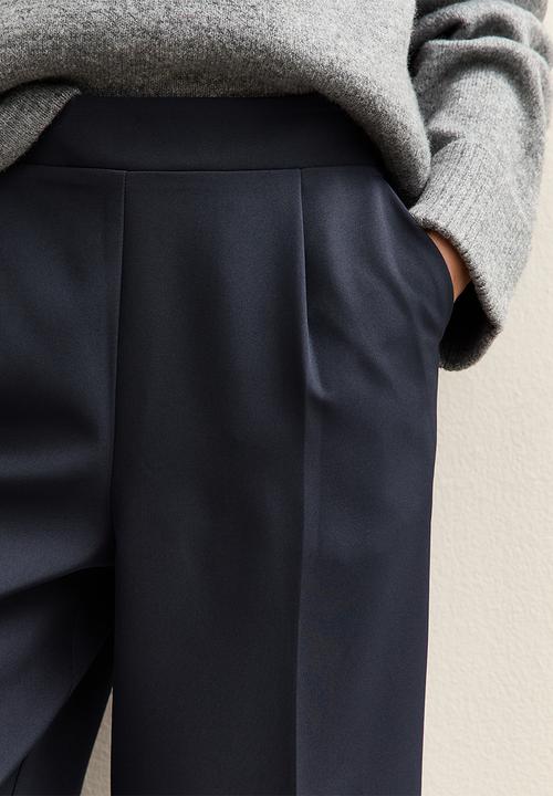 New Look - Pull On Wide Leg Trousers - navy