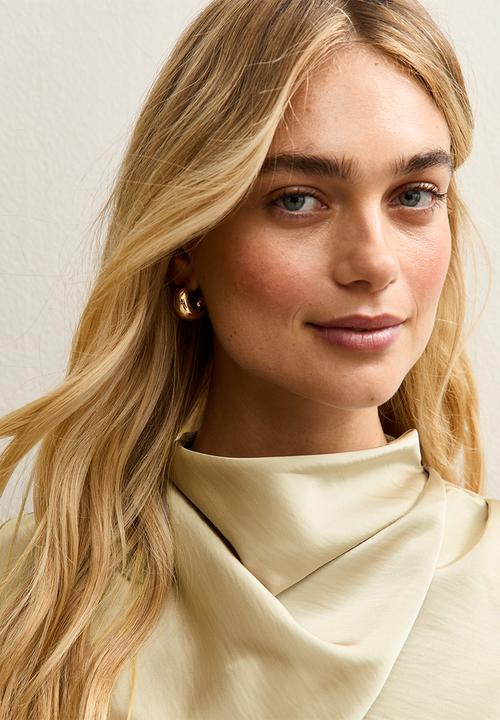 New Look - Ec k carter champagne cowl shell - stone