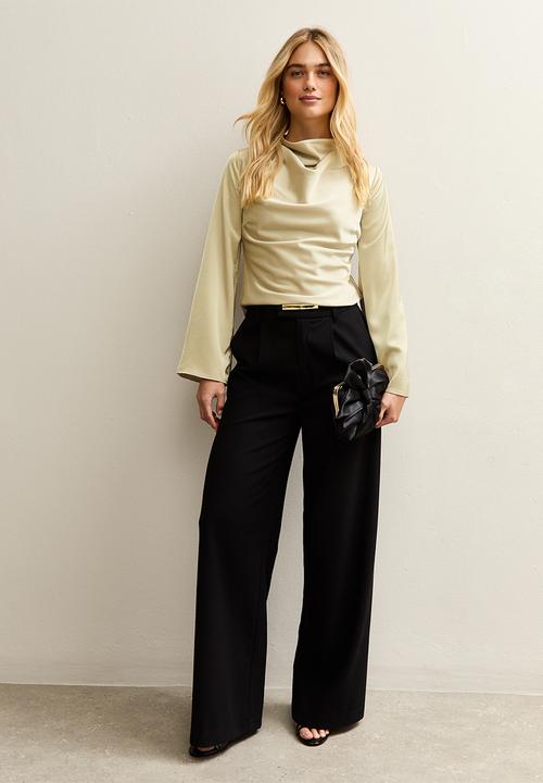 New Look - Ec k carter champagne cowl shell - stone