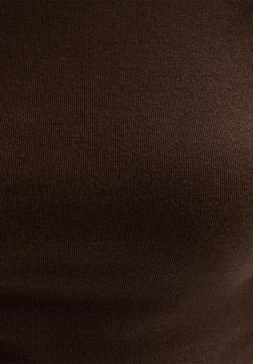 New Look - Ruched side cap slv-dark brown