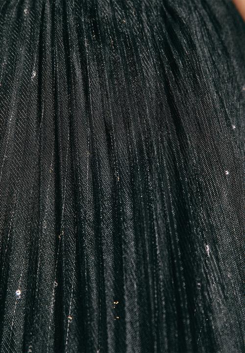 New Look - Sequin Tulle Midi Skirt- black