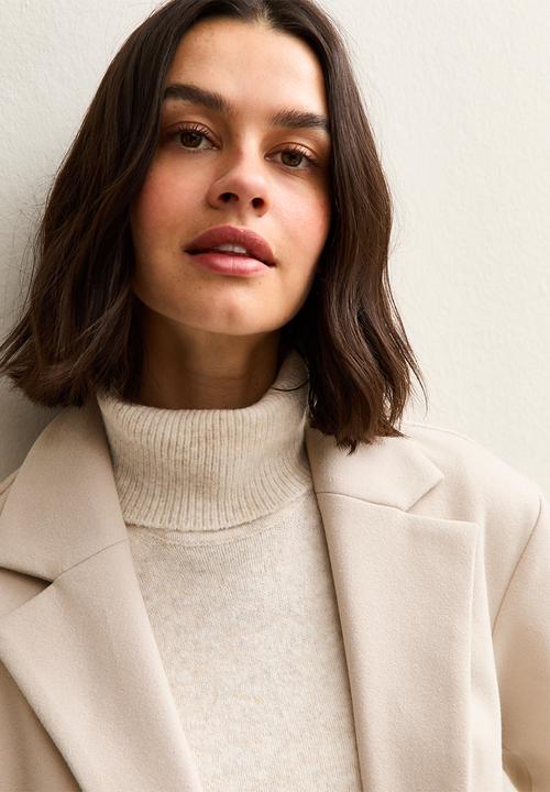 New Look - Dani formal coat - off white