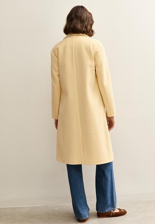 New Look - Dani formal coat - light yellow