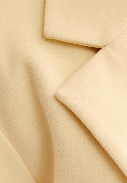 New Look - Dani formal coat - light yellow