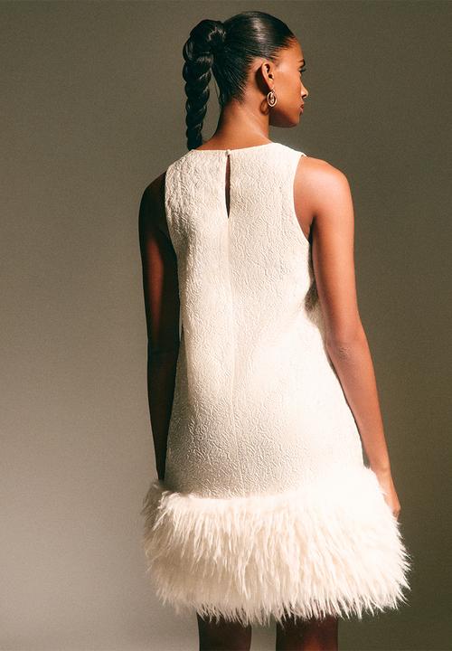 New Look - Go feather jacq mini  - white