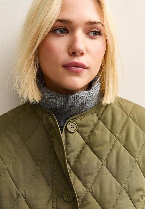 New Look - Quilted jacket - khaki