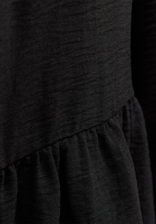 New Look - Ex pbow smock mini - black