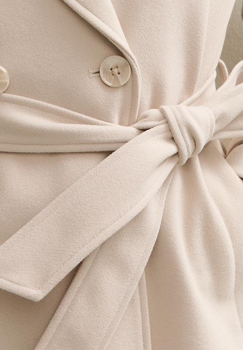 New Look - Cosy mac coat - off white