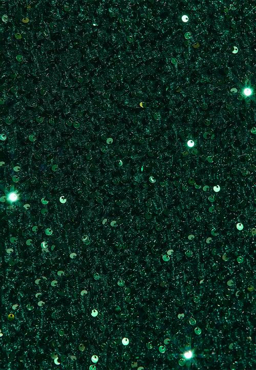 New Look - Go velvet sequin tee dress - green
