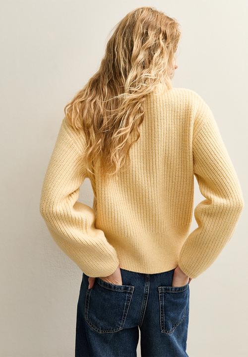 New Look - Collared knit jumper - lt yellow