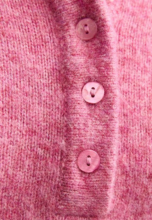 New Look - Henley polo - mid pink