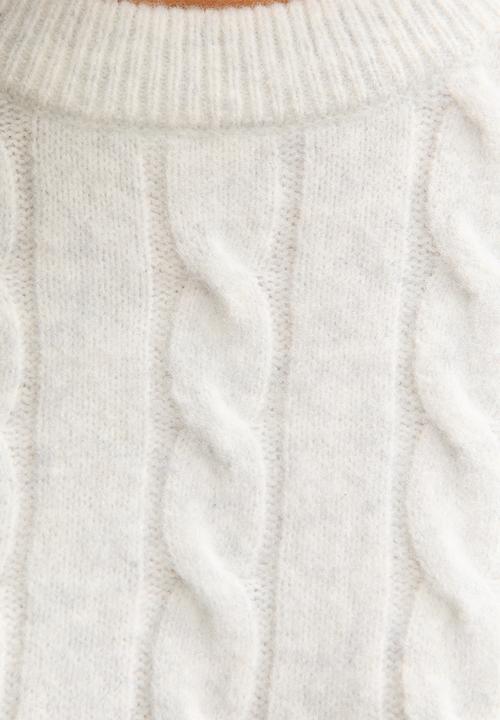 New Look - Cable jumper - lt grey