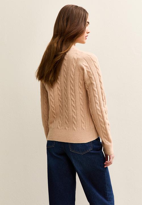 New Look - Cable jumper - camel