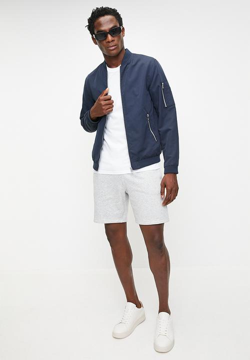 H&M - Relaxed fit shorts - grey melange
