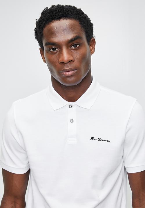 Ben Sherman - Ben Polo S/S - White1