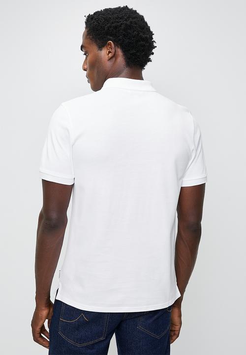 Ben Sherman - Ben Polo S/S - White1