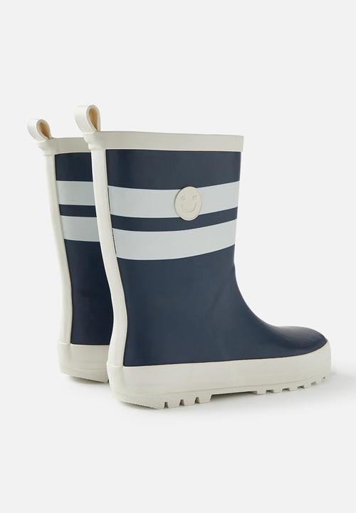 Cotton On - Kids rainboot - squid ink/vanilla
