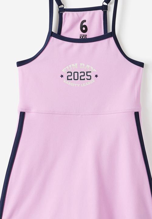 Cotton On - Ava Active Dress - Pale Violet/Squid Ink