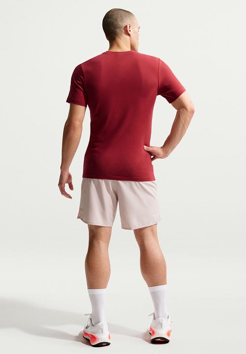 Nike - Dri-FIT  RUN SWOOSH Tee  - Burnt Red