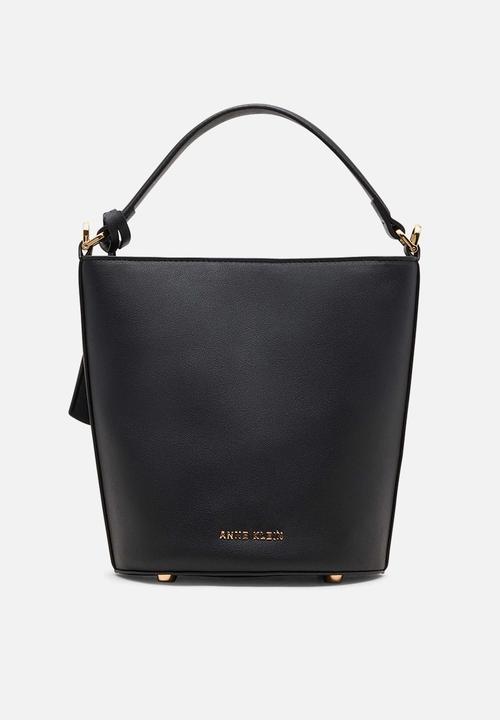 Anne Klein - Exclusive Small Bucket With Detachable Strap Bag - Black