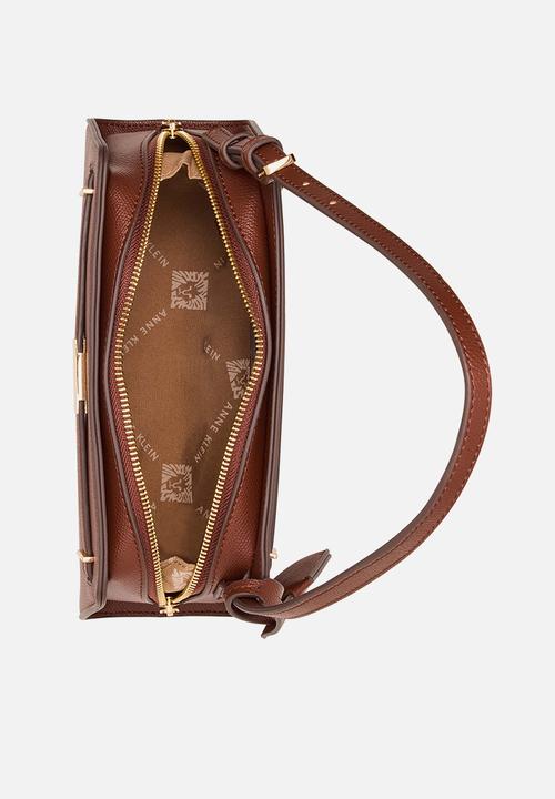 Anne Klein - Exclusive Belted Shoulder Bag - Walnut