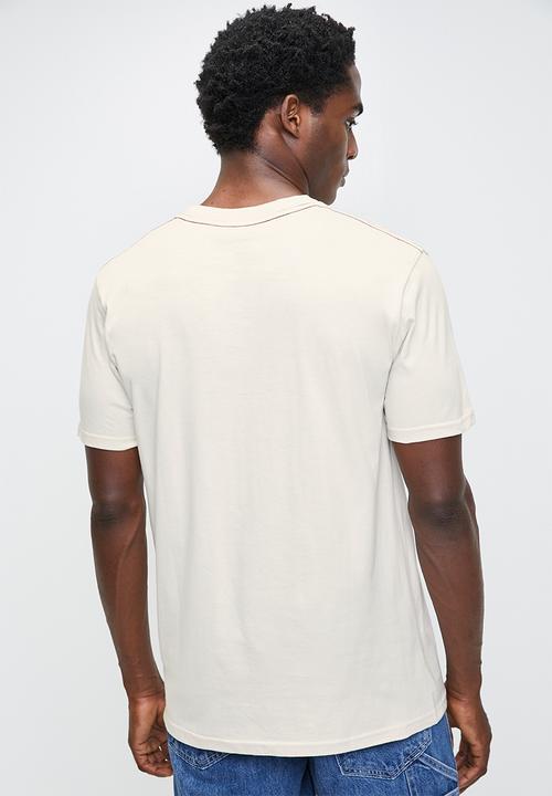 RVCA - Big Rvca Short sleeve Red Stitch - Ceramic & Burgundy Logo