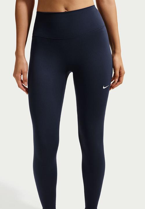 Nike - Nike One Women's High-Waisted 7/8 Leggings - Midnight Navy/White