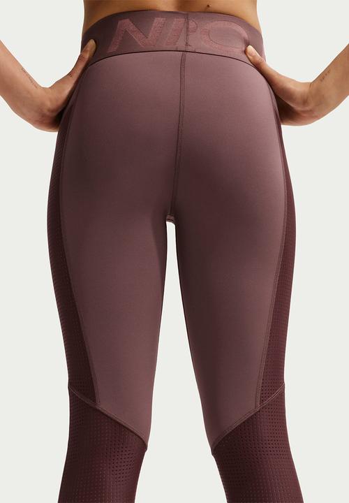 Nike - W Np Df Sculpt Hr 7/8 Tight Gg - Tattoo/Burgundy Crush/White