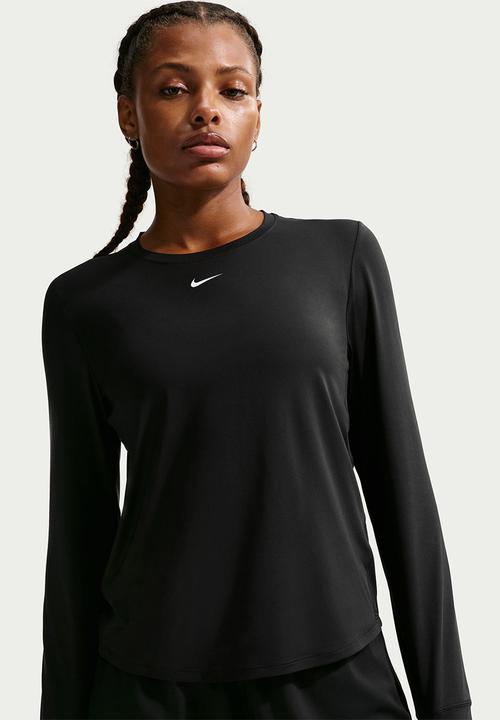 Nike - W Nk One Classic Df Ls Top - Black/White