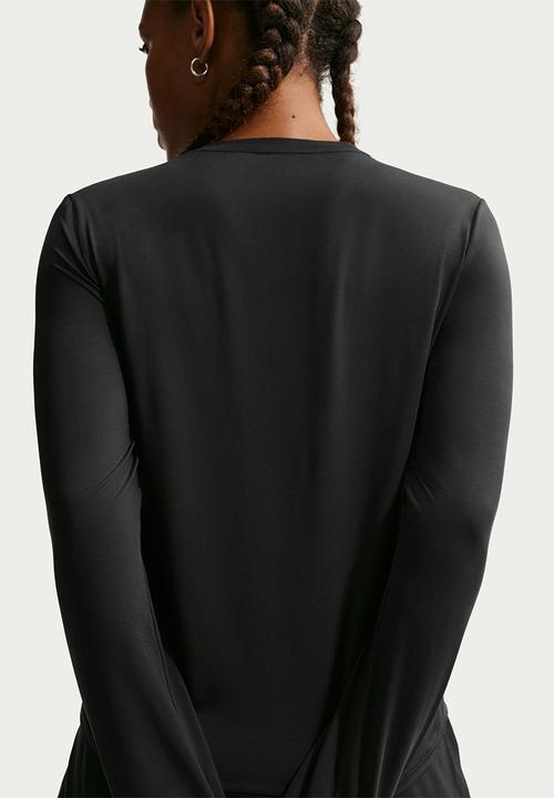 Nike - W Nk One Classic Df Ls Top - Black/White