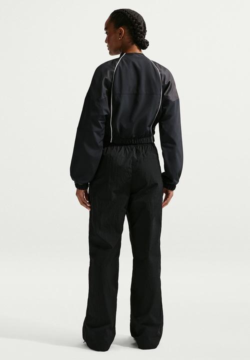 Nike - W Nsw Shrunken Trk Jkt Mod - Black/Black/Black/Sail