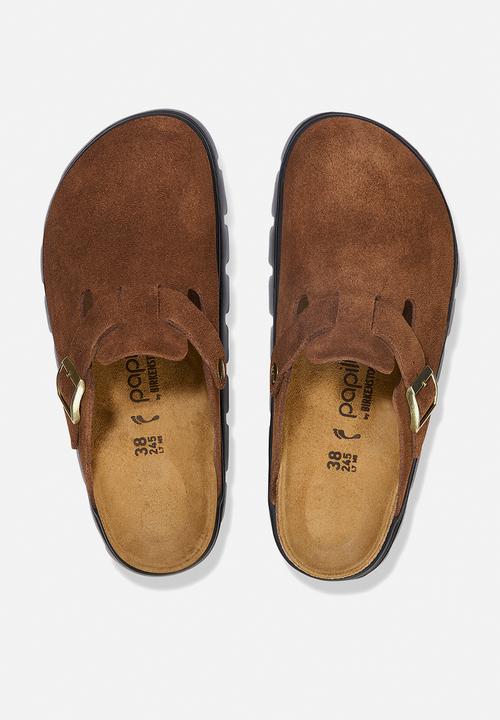 Birkenstock - Boston pap chunky - dark tea/black