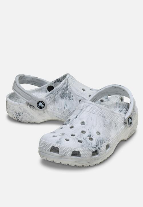 Crocs - Cls Waterolour Marbeled Clog - Grey Swirl