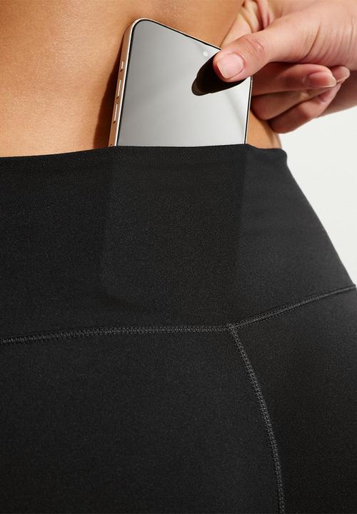 Nike - Nike One Women's High-Waisted 7/8 Leggings - Black/White