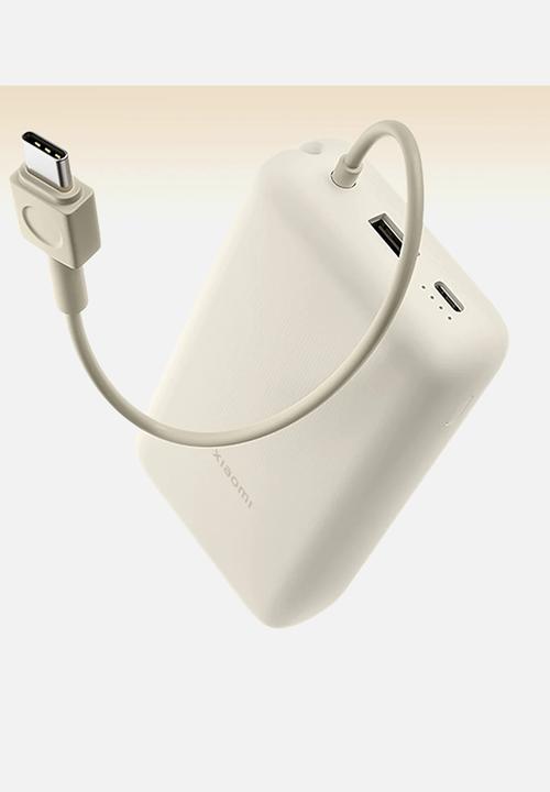 Xiaomi - Xiaomi 33W Power Bank 20000mAh (Integrated Cable) - Tan