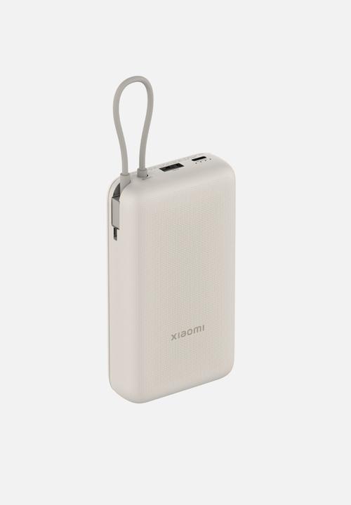 Xiaomi - Xiaomi 33W Power Bank 20000mAh (Integrated Cable) - Tan