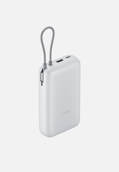 Xiaomi - Xiaomi Power Bank 20000mAh (Integrated Cable) - Light Grey