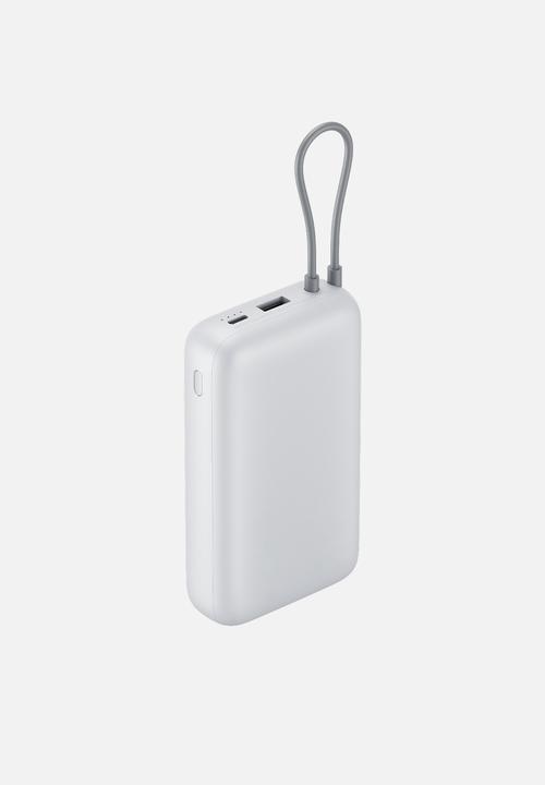 Xiaomi - Xiaomi Power Bank 20000mAh (Integrated Cable) - Light Grey