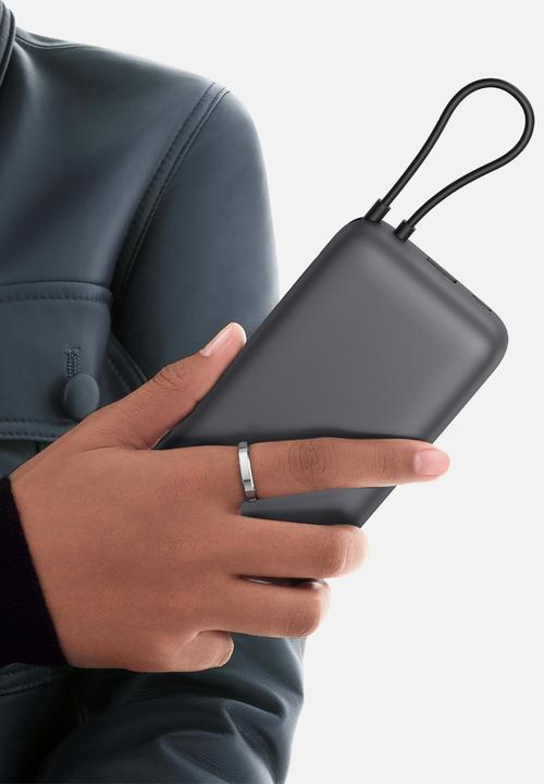 Xiaomi - Xiaomi Power Bank 20000mAh (Integrated Cable) - Dark Grey