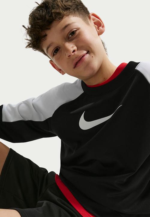 Nike - K Nsw Shorts Tracksuit Crew - black/white/black/white