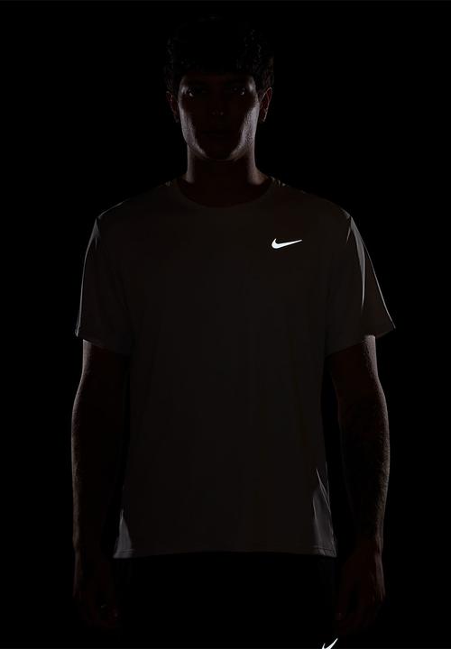 Nike - Dri-FIT UV Short-Sleeve Running Top - Grey
