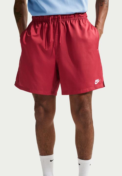 Nike - NSW Club  Woven Flow Shorts - Red