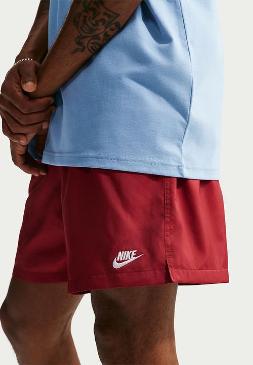 Nike - NSW Club  Woven Flow Shorts - Red